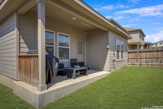 6424 Embankment, San Antonio, TX 78252 - view of patio featuring fence
