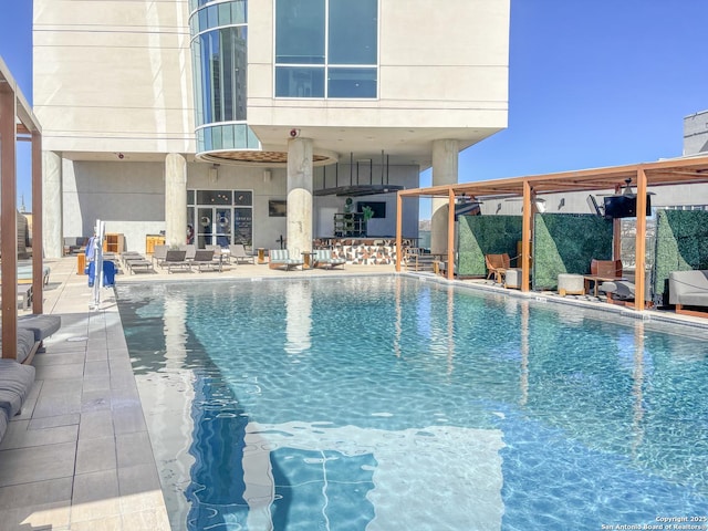 community pool featuring a patio