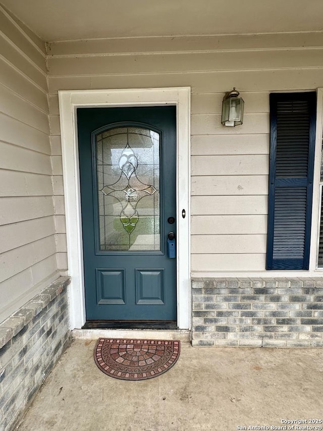 view of entrance to property