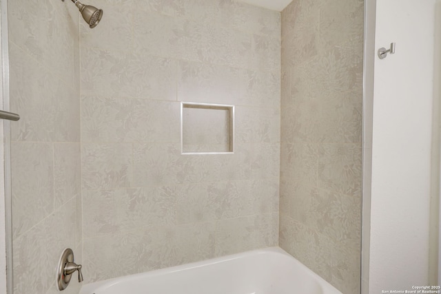 bathroom featuring shower / bath combination