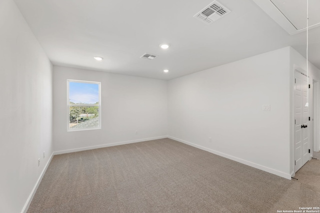 13223 Edith Gdns, San Antonio, TX 78253 - spare room with visible vents, light carpet, and baseboards