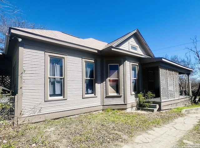 exterior space featuring a porch