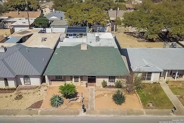 bird's eye view featuring a residential view