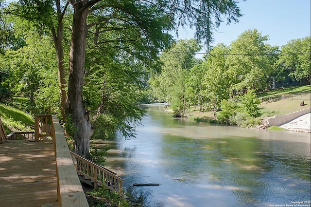 view of water feature