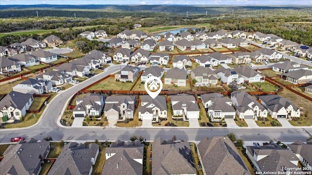 birds eye view of property featuring a residential view