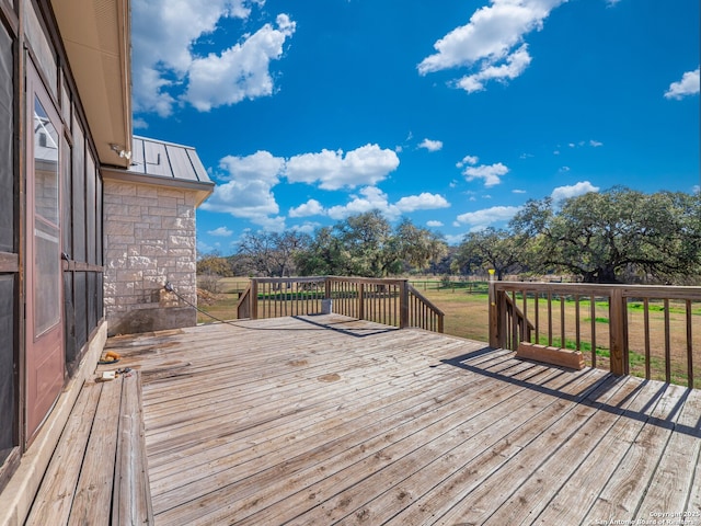 view of deck