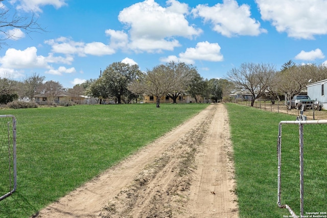 view of street featuring driveway