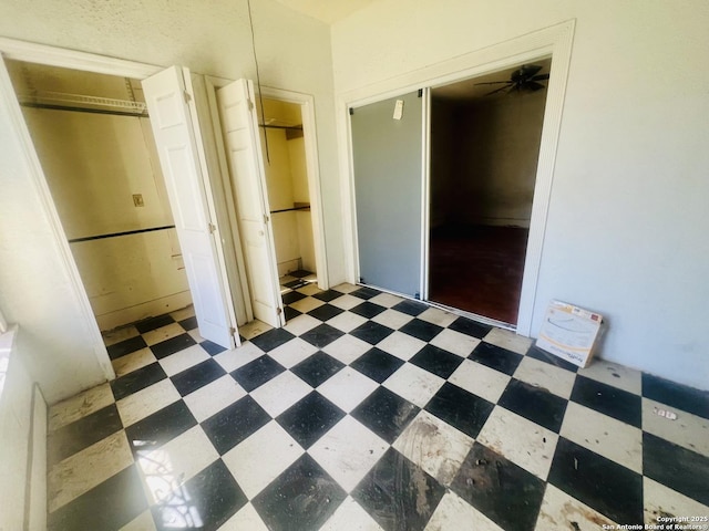 unfurnished bedroom featuring tile patterned floors