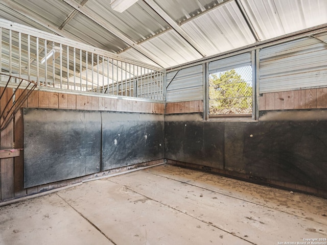 view of horse barn