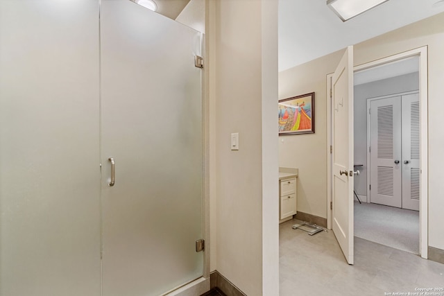 hallway with baseboards