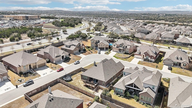 birds eye view of property featuring a residential view