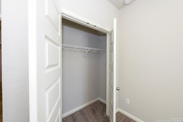 view of closet