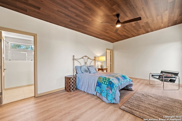 301 Vip Dr, Canyon Lake, TX 78133 - bedroom featuring wood ceiling and wood finished floors