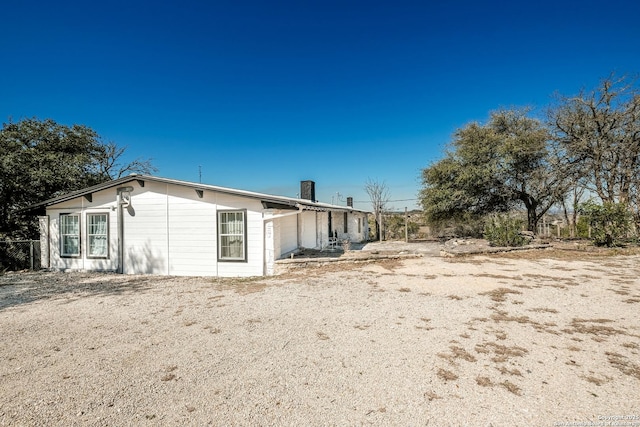 view of side of property