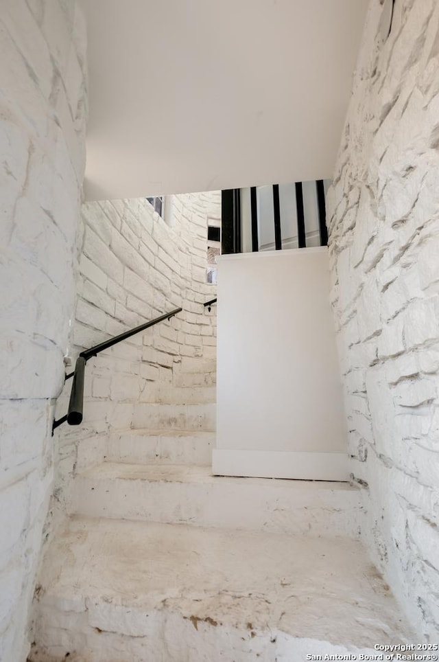 view of stairs