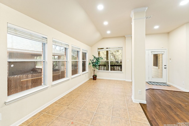 26823 Rustic Brk, San Antonio, TX 78261 - interior space featuring lofted ceiling