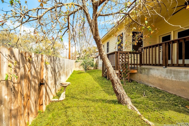 26823 Rustic Brk, San Antonio, TX 78261 - view of yard with fence private yard