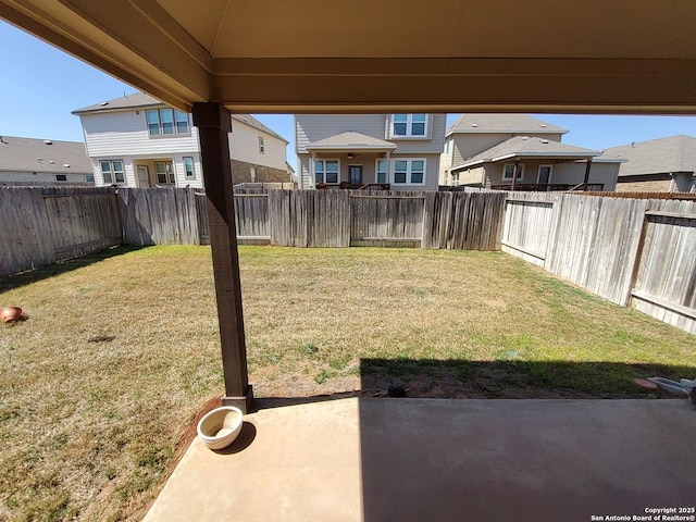 1976 Cowan Dr, New Braunfels, TX 78132 - view of yard featuring a fenced backyard