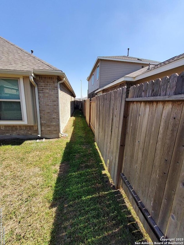 1976 Cowan Dr, New Braunfels, TX 78132 - view of yard with fence