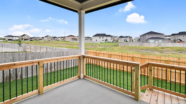 4971 Park Mnr, Schertz, TX 78124 - wooden terrace featuring a residential view