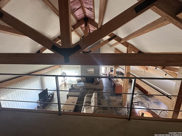 room details with beamed ceiling
