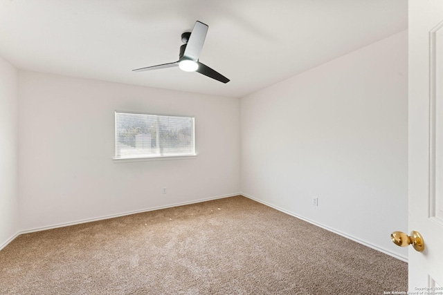 12319 Stable Road Dr, San Antonio, TX 78249 - carpeted empty room with a ceiling fan and baseboards