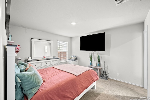 923 Empress Brilliant, San Antonio, TX 78253 - bedroom with visible vents, baseboards, and light colored carpet
