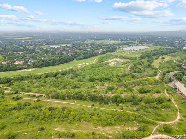8010 Cibolo Vw, Boerne, TX 78015 - drone / aerial view featuring a water view and view of golf course