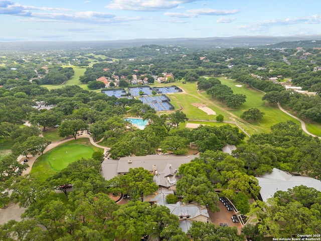 8010 Cibolo Vw, Boerne, TX 78015 - drone / aerial view with golf course view