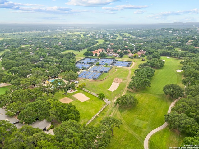 8010 Cibolo Vw, Boerne, TX 78015 - bird's eye view featuring view of golf course