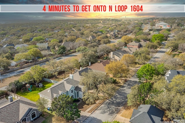 15110 Grayoak Frst, San Antonio, TX 78248 - drone / aerial view with a residential view
