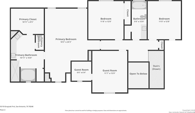 15110 Grayoak Frst, San Antonio, TX 78248 - plan