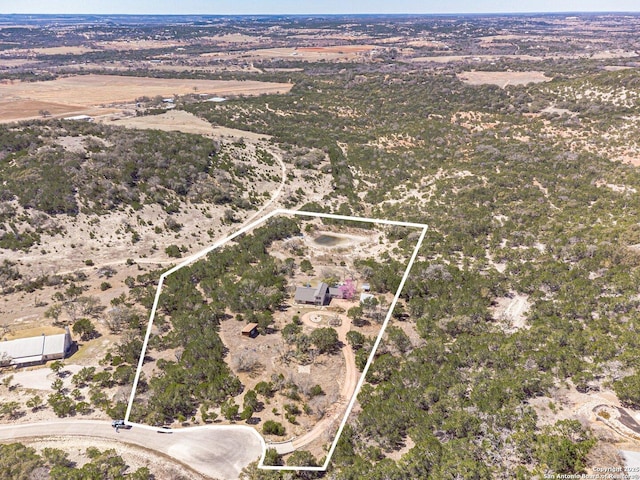 191 Campfire Cir, Fredericksburg, TX 78624 - aerial view
