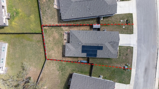 5333 Trellised, Bulverde, TX 78163 - aerial view of property's location with property parcel outlined