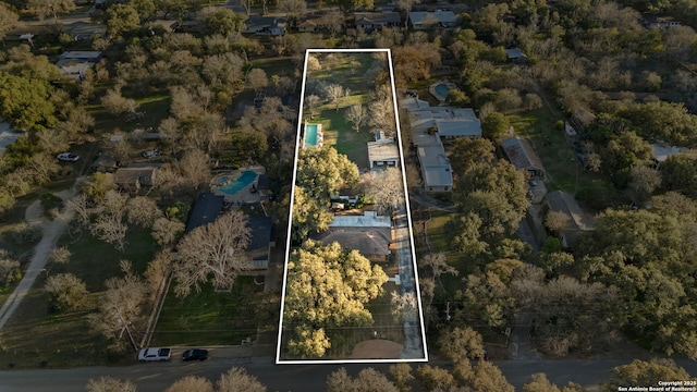 262 Rockhill Dr, San Antonio, TX 78209 - bird's eye view