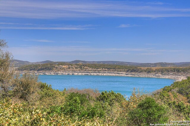 363 Buckhaven, Canyon Lake, TX 78133 - view of water feature with a mountain view