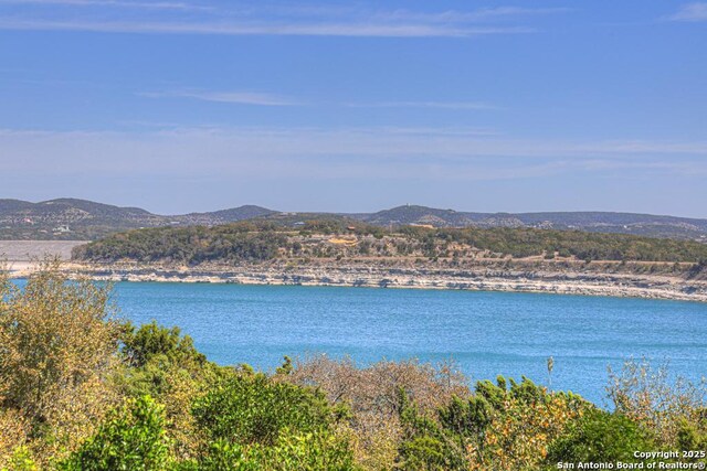 363 Buckhaven, Canyon Lake, TX 78133 - view of water feature featuring a mountain view