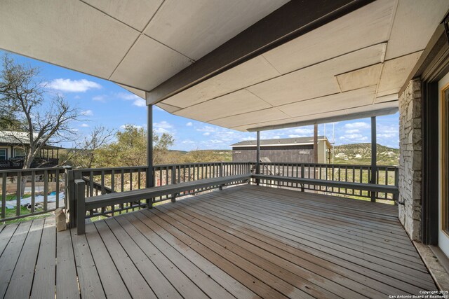 831 Hill Top, Canyon Lake, TX 78133 - view of deck