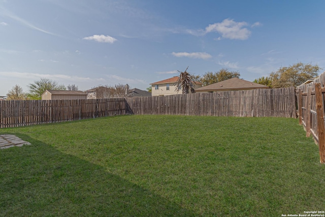 4907 Heather Pass, San Antonio, TX 78218 - view of yard with a fenced backyard