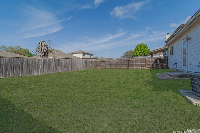 4907 Heather Pass, San Antonio, TX 78218 - view of yard featuring a fenced backyard