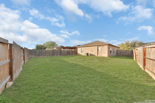 12266 Stratsburg, San Antonio, TX 78252 - view of yard with a fenced backyard