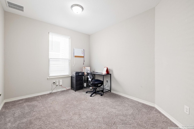 1623 Iron Crk, San Antonio, TX 78245 - carpeted office space with baseboards and visible vents