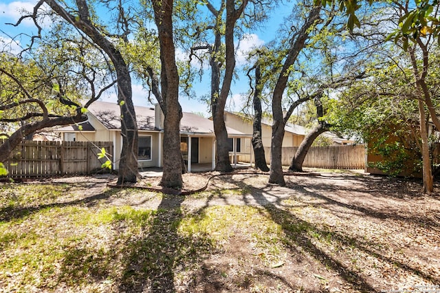 5435 Vista Trl, San Antonio, TX 78247 - view of front of house with fence