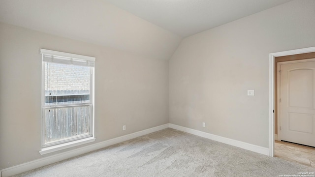 2144 Pioneer Pass, Seguin, TX 78155 - bonus room featuring light carpet, vaulted ceiling, and baseboards