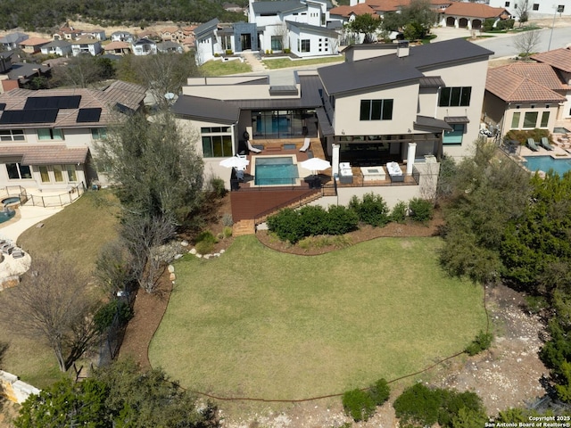 7110 Bella Rose, San Antonio, TX 78256 - birds eye view of property with a residential view