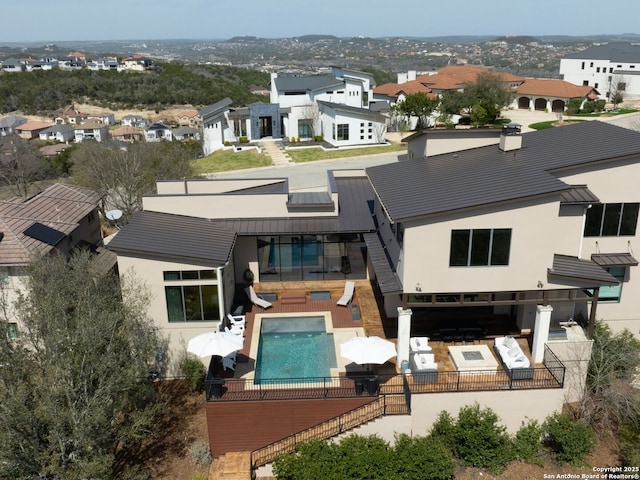 7110 Bella Rose, San Antonio, TX 78256 - aerial view featuring a residential view