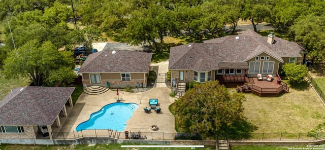 105 Cibolo Pass, Boerne, TX 78015 - view of subject property featuring a pool