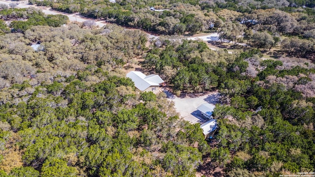 aerial view with a view of trees