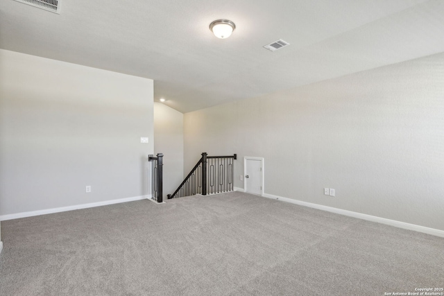 139 Perciful Ave, Cibolo, TX 78108 - carpeted spare room featuring baseboards and lofted ceiling