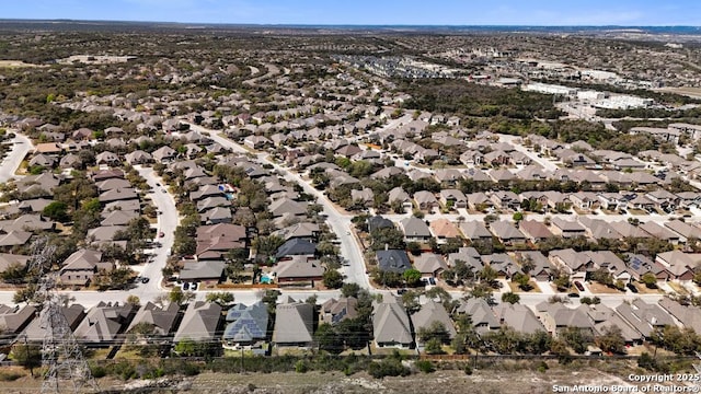 bird's eye view featuring a residential view